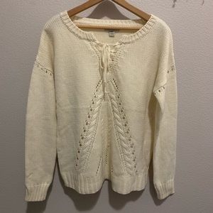 Oversized Creme Sweater